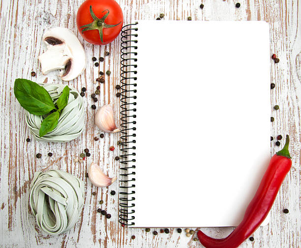 istock blank paper for recipes with ingredients 494147971