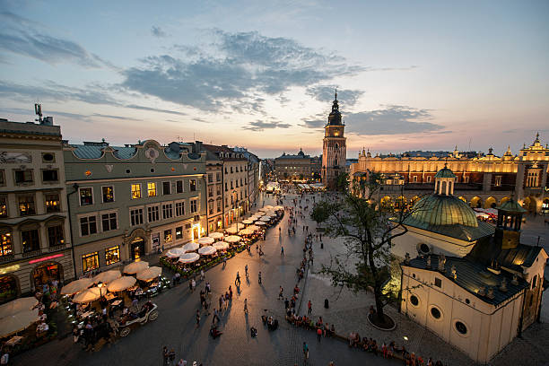 istock Krakow market square, Poland 494148085