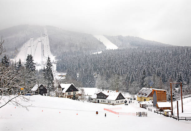 Mountain Certak in Harrachov. Czech Republic