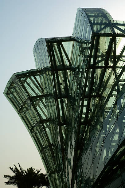 istock Abstract of green glass 494149615