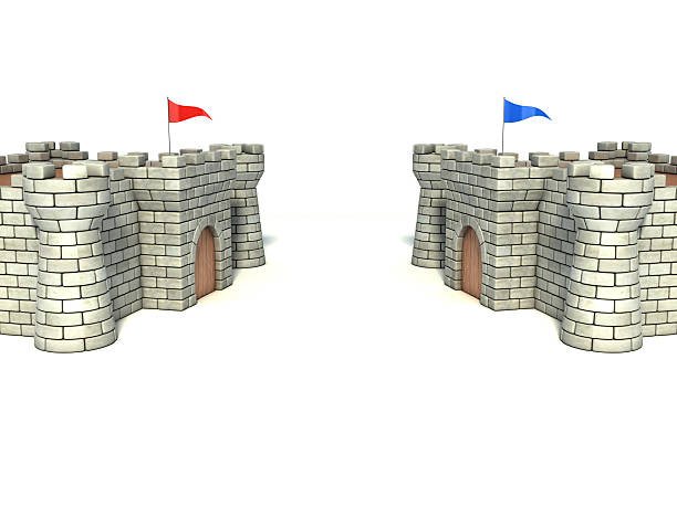 istock two strongholds 3d illustration 494150705