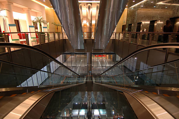 istock Escalators in airport 494151535