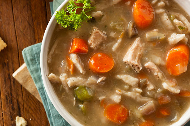 istock Homemade Chicken Noodle Soup 494151598