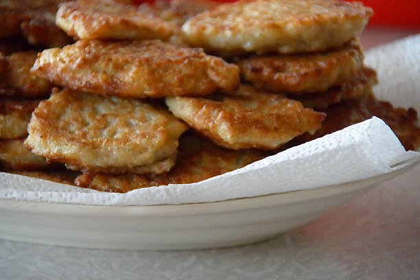 istock Pile of oatmeal pancakes 494154438