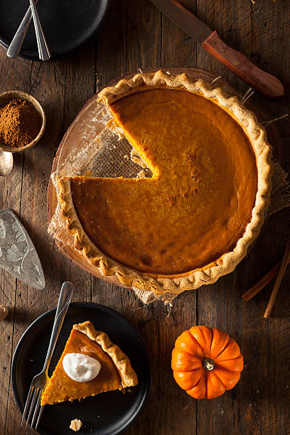 istock Festive Homemade Pumpkin Pie 494155620