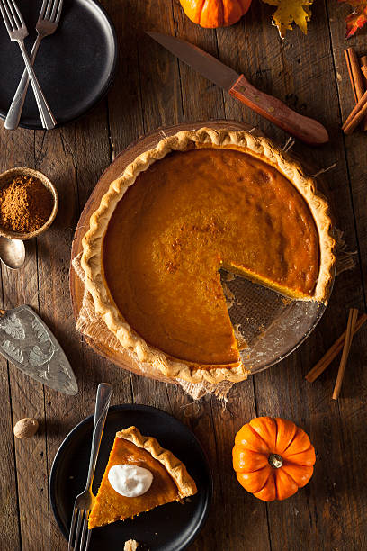 istock Festive Homemade Pumpkin Pie 494155706