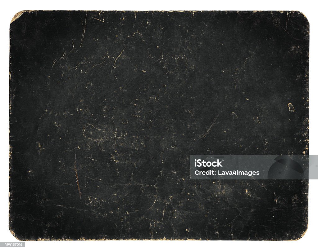 Vintage banner or background isolated on white with clipping path Vintage banner or background isolated on white with clipping path, rich grunge texture, antique paper mounted onto cardboard, suitable for Photoshop blending purposes, hi res. Paper Stock Photo