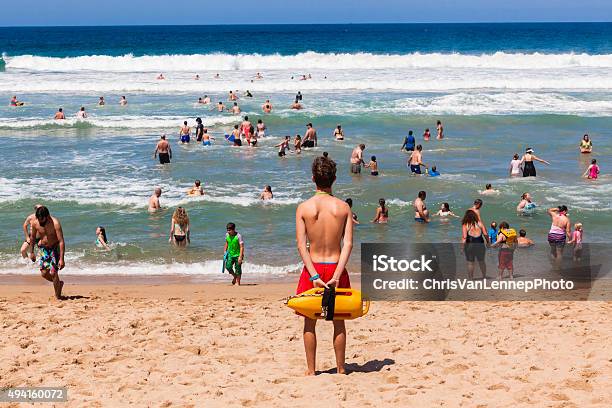 Lifeguard Beach Ocean Public Stock Photo - Download Image Now - Lifeguard, Beach, Surveillance
