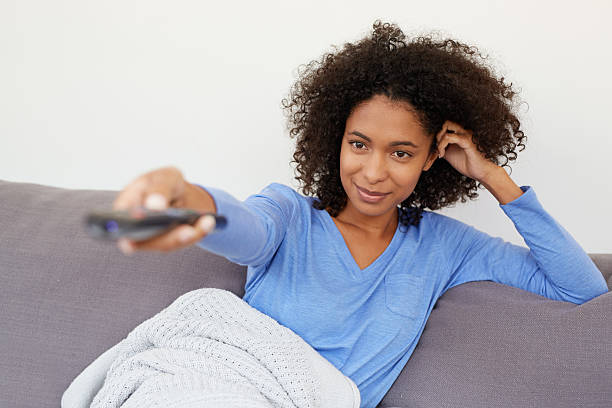 istock Taking it easy in front of the tv 494162866