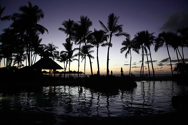 istock Sunset in Resort island 494166612