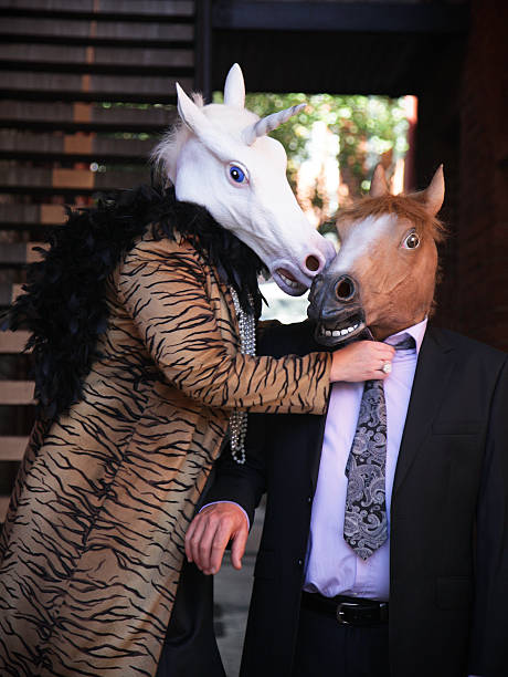 istock Unicorn and Horse 494179765