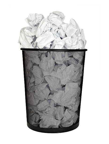 istock paper ball waste paper bin office business 494179997