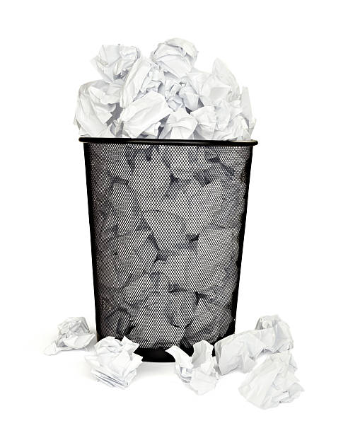 istock paper ball waste paper bin office business 494180029