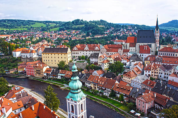 istock Panorama of Cesky Krumlov. Czech republic 494180251