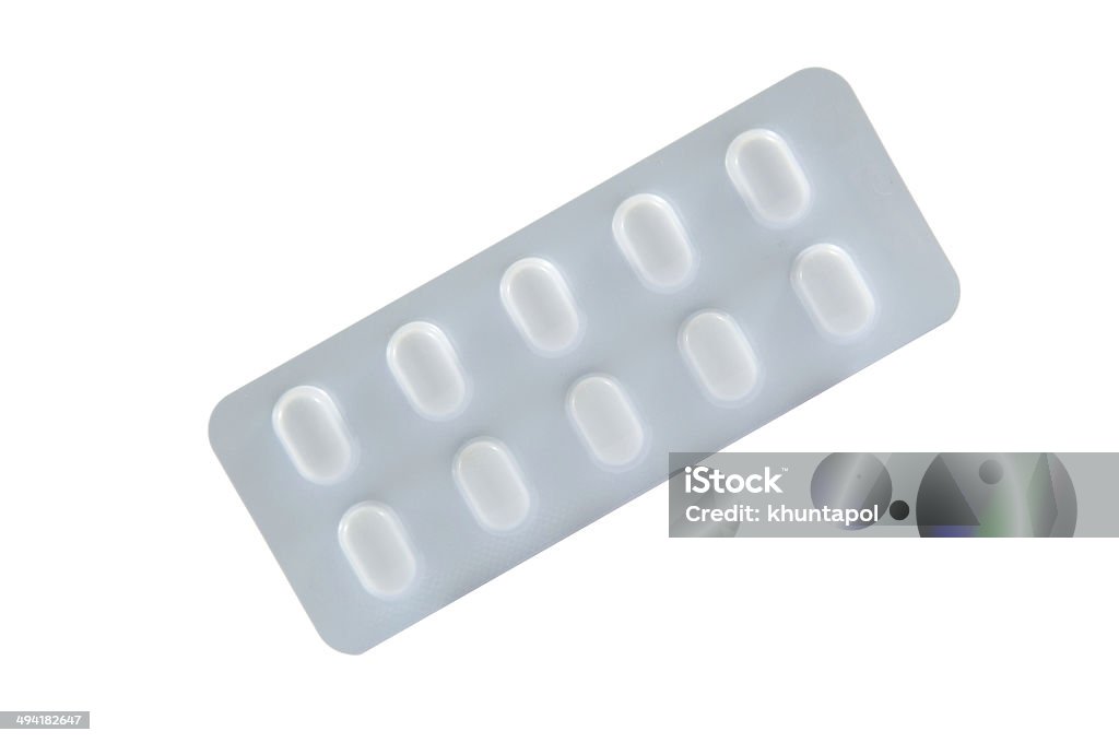 medicine blister pack Aluminum Stock Photo