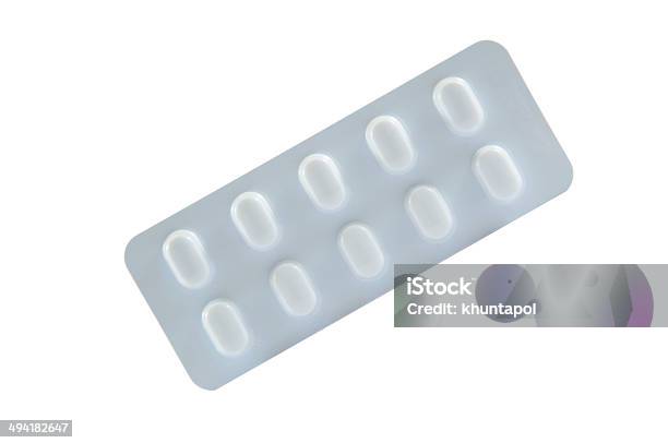 Medicine Blister Pack Stock Photo - Download Image Now - Aluminum, Antibiotic, Backgrounds