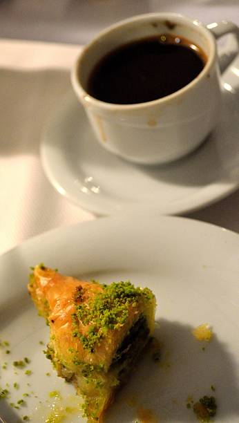 istock Turkish coffee and baklava 494184925
