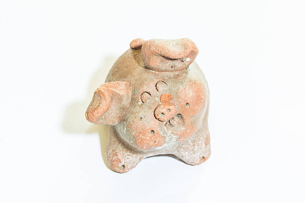 istock funny piggie Isolated, Thai style 494185239