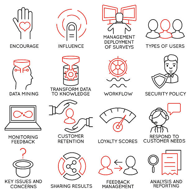 ilustrações, clipart, desenhos animados e ícones de conjunto de ícones relacionados à administração de empresas a parte 27 - efficiency complexity cooperation gear