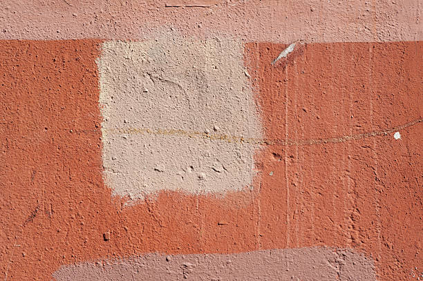 istock Texture of old wall covered with brown stucco 494191526