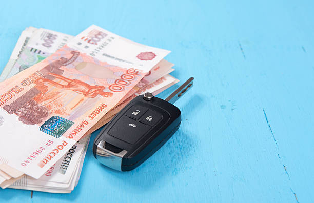 istock Car Key and money 494194786