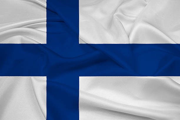 istock Waving Finland Flag 494205311