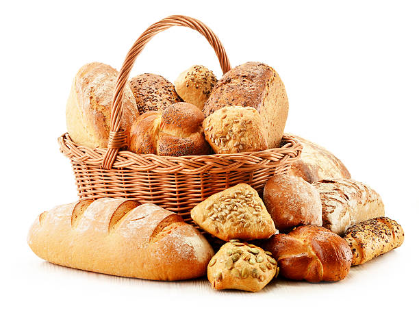 istock Composition with variety of baking products isolated on white 494208095