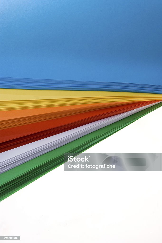 Papel de colores diferentes - Foto de stock de Abstracto libre de derechos