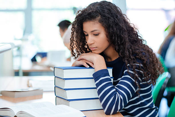 istock Sad young african american girl 494211362