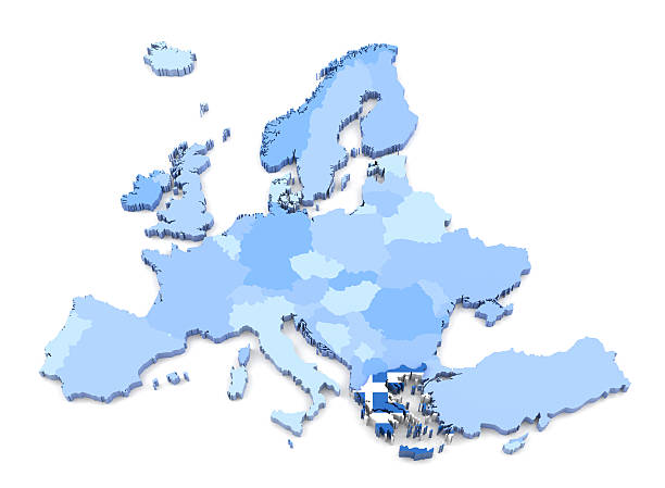 istock Europe Map, Greece with Flag 494211527