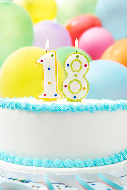 istock Cake Celebrating 18th Birthday 494211957