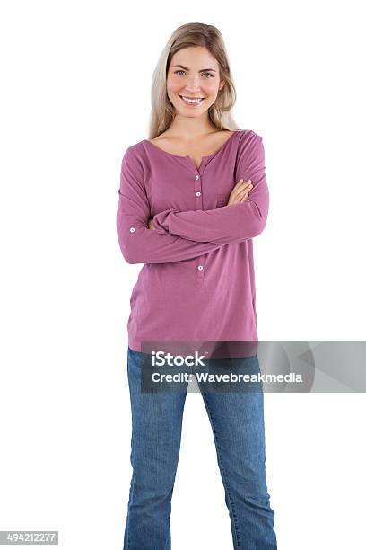 Smiling Young Woman Stock Photo - Download Image Now - 20-24 Years, 20-29 Years, Adult