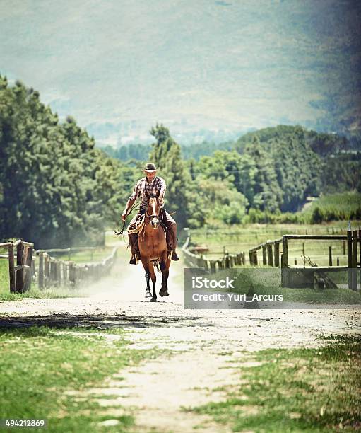 Photo libre de droit de Maison Sur Le Ranch banque d'images et plus d'images libres de droit de Cheval - Cheval, Texas, Activité de loisirs