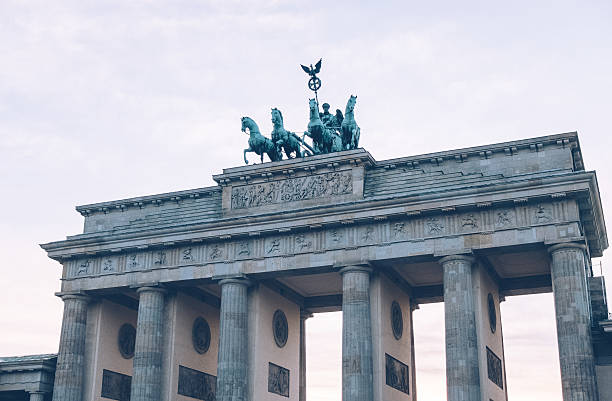 istock Brandenburg Gate vintage 494215346