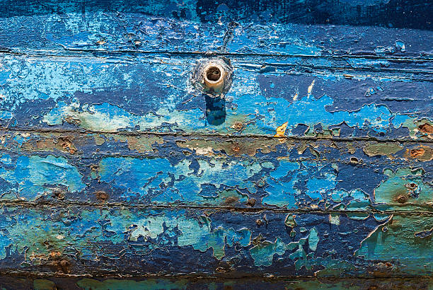 Pellestrina - Venice, Italy - October 20, 2024. Mooring in Venetian lagoon