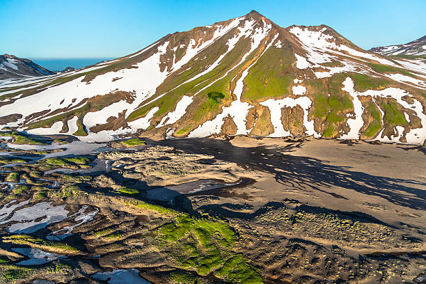 istock Aerial View Over Kamchatka Mountains 494215426