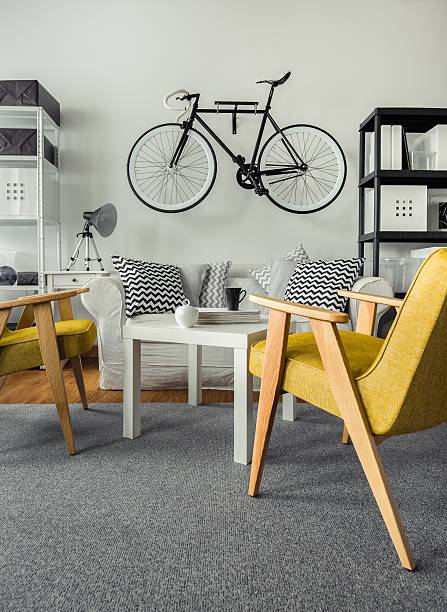 istock Bike hanging on the wall 494216096