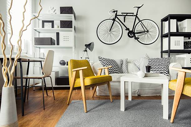 istock Contemporary living room for hipster 494216188