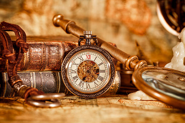 istock Vintage pocket watch 494217626