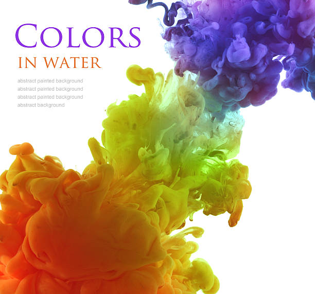 istock Acrylic colors in water. 494218900