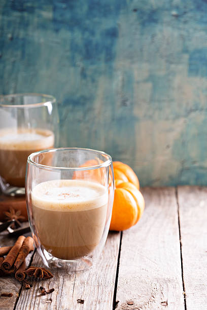 istock Pumpkin spice latte with spices 494221194