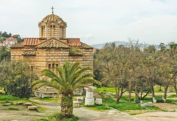 istock Athens Hillside House of Worship 494223344