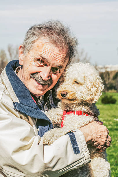 istock Senior man with his dog 494225162