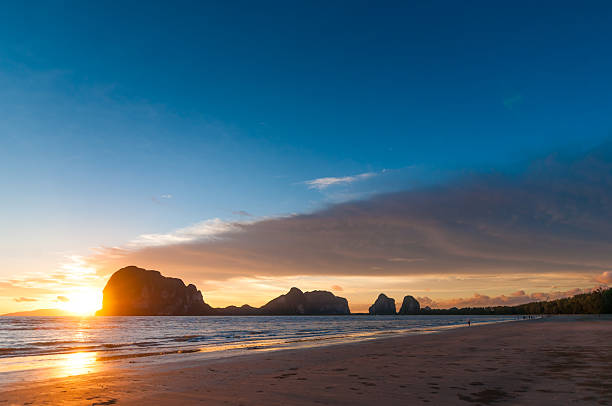 istock Beautiful tropical sand beach against the blue sky. 494225336