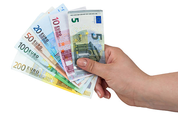 istock Hand holding euro banknotes 494234781