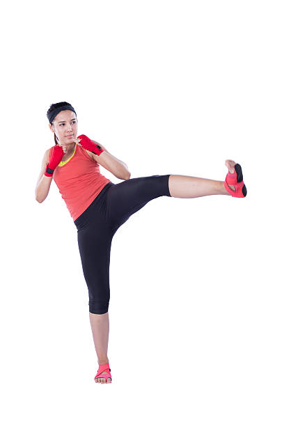 istock Beautiful girl kicking 494235631