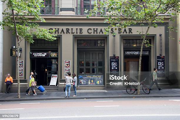 Charlie Chans Bar On George Street Stock Photo - Download Image Now - Earl, Street, Australia