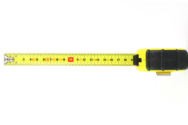 istock Tape Measure cordon tape 20 cm view from the top 494236543