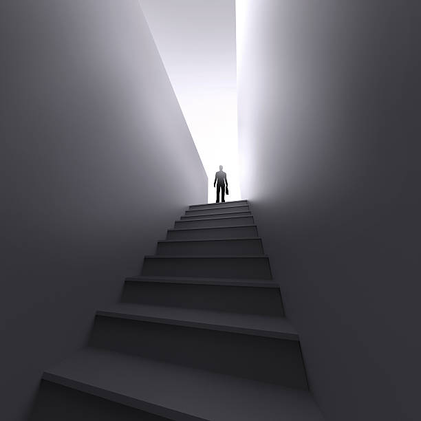 istock businessman silhouette standing with back as concept 494237893