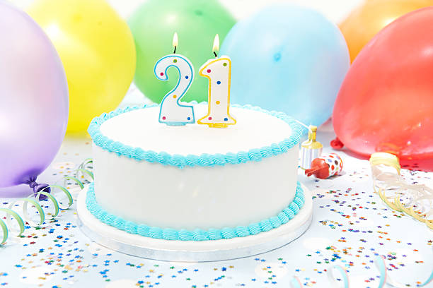 istock Cake Celebrating 21st Birthday 494238077